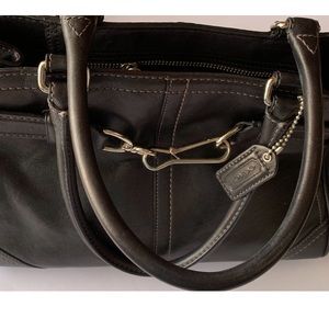 Genuine Coach Black Leather Purse